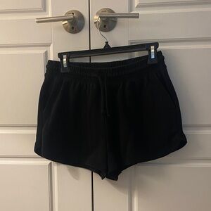 Aritzia black sweatshorts